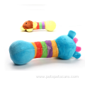 Plush cartoon animal shape squeaky dog chew toys